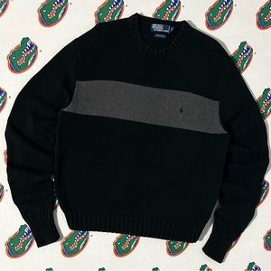 Mens Vintage 90s Polo Ralph Lauren Crewneck Knit Sweater Size Large